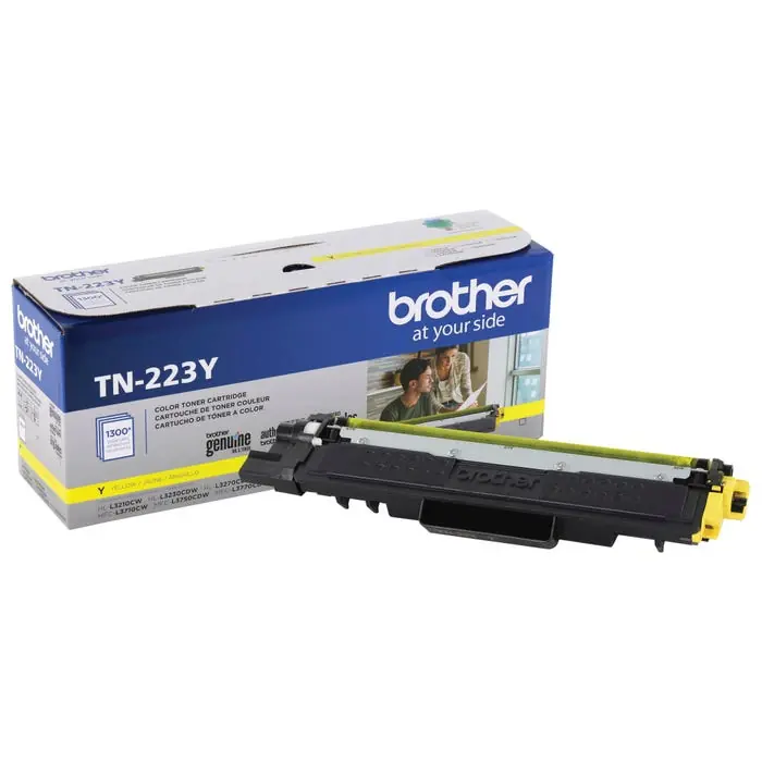 Brother TN223Y Ink Toner Cartridge, Yellow Free Returns